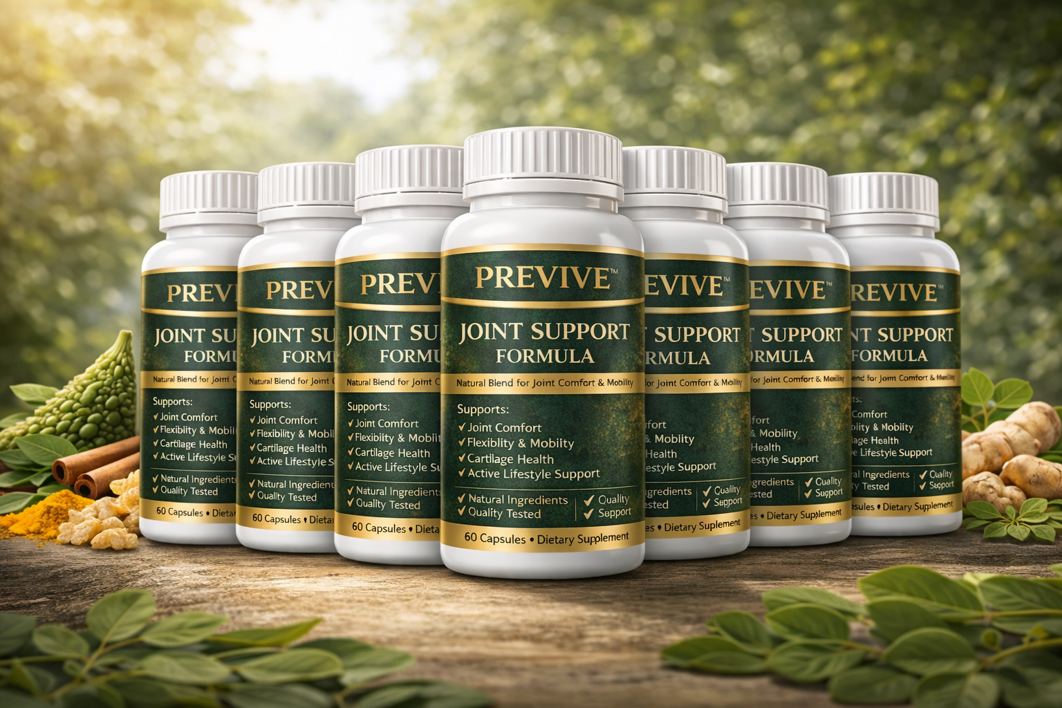 Previve Product Line - 5 Bottles